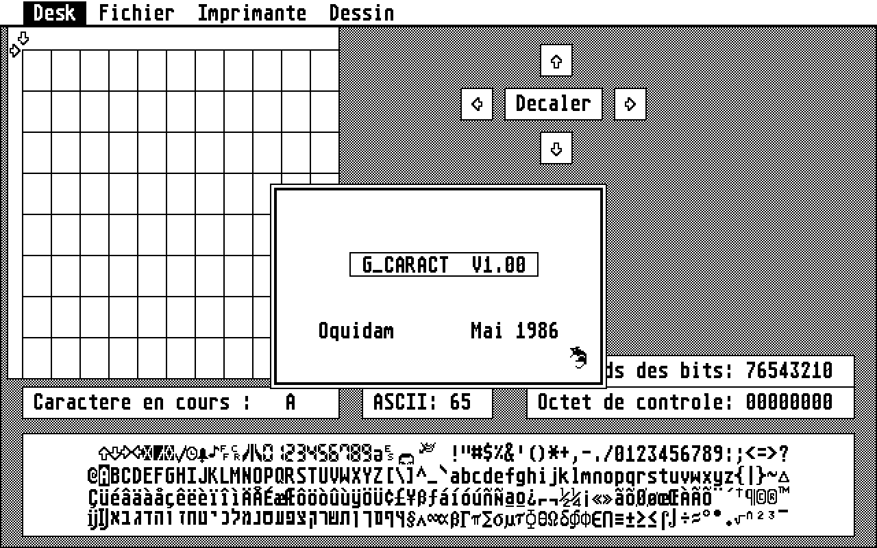 Gutemberg atari screenshot